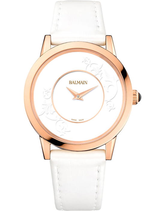 Balmain Balmain Eirini B1779.22.16  B1779.22.16 кварцевые женские часы белый циферблат, браслет тканевый — вид спереди